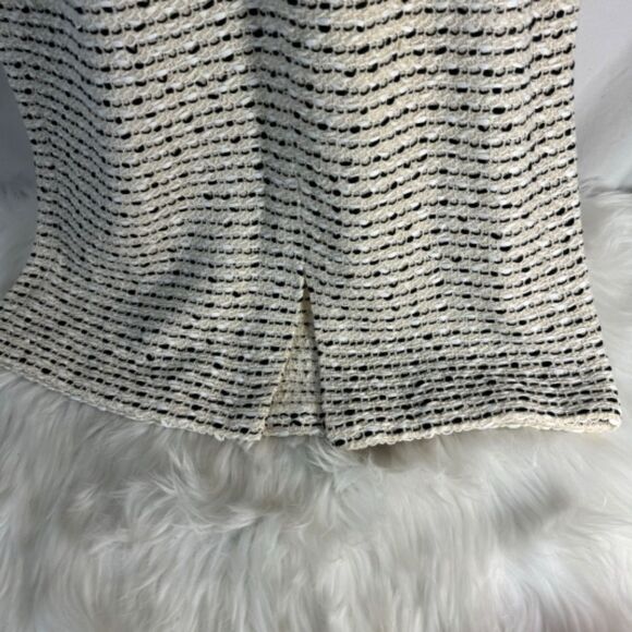 St. John Wool Blend Short Sleeve Color Block Sheath Dress Sz 12 - Picture 4 of 6